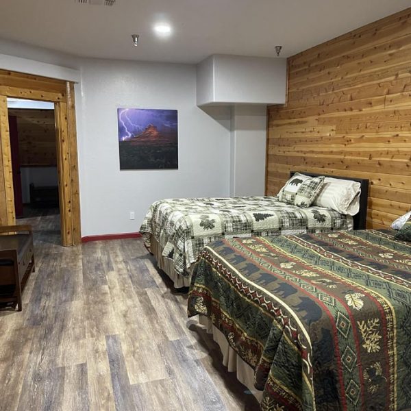 Bedroom: Miss Bo's Bunkhouse in Overgaard, AZ